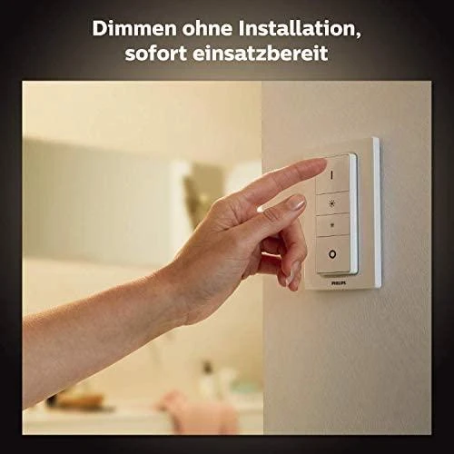 Lubinis šviestuvas Philips Hue Be baltos atmosferos išmanusis lubų šviestuvas, juodas