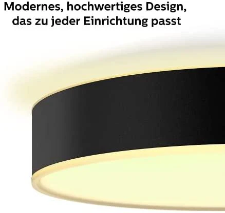 Lubinis šviestuvas Philips Hue Enrave juodas M