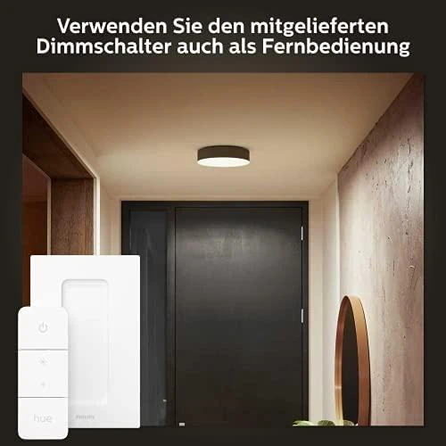 Lubinis šviestuvas Philips Hue Enrave juodas M