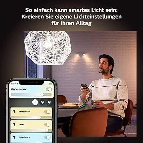 „Philips Hue“ E14 4W WA BT žvakės, 2 vnt. pakuotėje