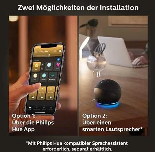 „Philips WA 11W A60 E27“ 2 vnt. pakuotė | E27 | 11 W | Nuo šiltos iki vėsios, balta 2200K–6500K | „Bluetooth“ ir „Zigbee“