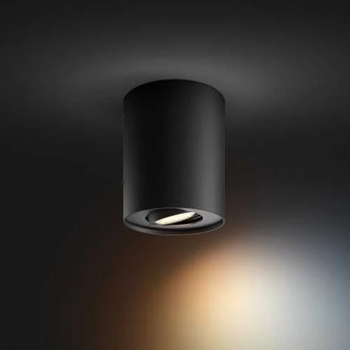 Philips Hue Baltas Ambiance Pillar Einzelspot juodas • Erweiterung