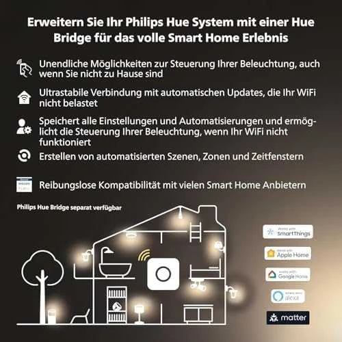 Philips Hue Baltas Ambiance Pillar Einzelspot juodas • Erweiterung