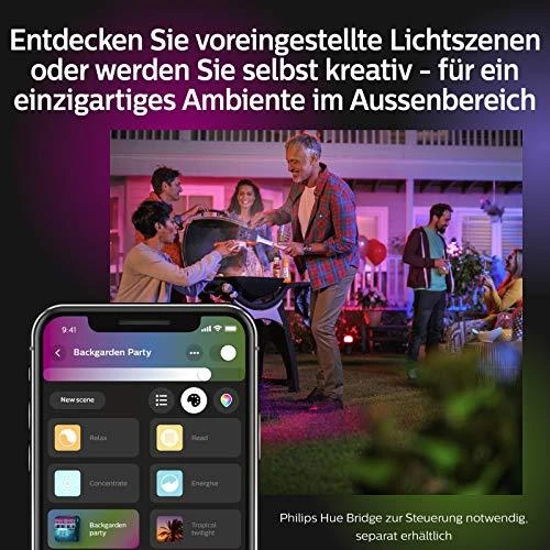 Philips Hue Baltas and colour ambience „IMPRESS” ATRAMINIS LAUKO ŠVIESTUVAS