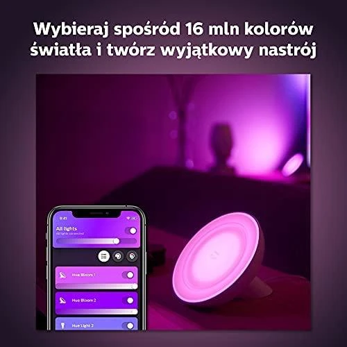 Philips Hue Bloom gen4 juodas BT