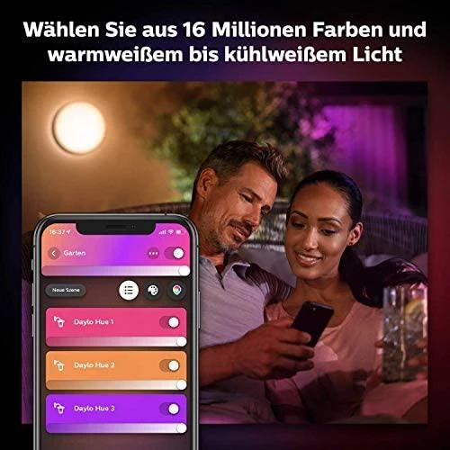 Philips Hue Sieninis lauko šviestuvas Daylo