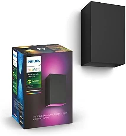 Philips Hue Sieninis lauko šviestuvas Resonate (Baltas ir spalvotas)