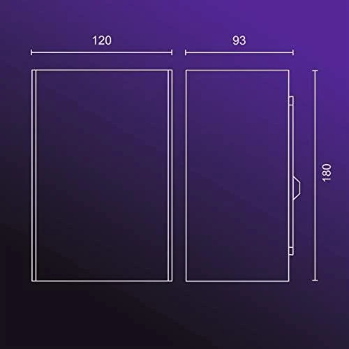 Philips Hue Sieninis lauko šviestuvas Resonate (Baltas ir spalvotas)