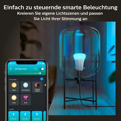 Philips Hue WCA 6,5W A60 E27, 4vnt pakuotė | E27 | 6,5 W | RGBW 2000-6500K | Bluetooth ir Zigbee