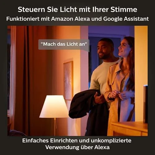 Philips Hue WCA 6,5W A60 E27, 4vnt pakuotė | E27 | 6,5 W | RGBW 2000-6500K | Bluetooth ir Zigbee