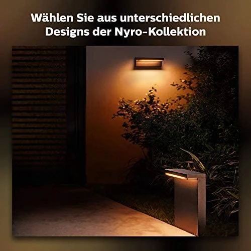 Sieninis šviestuvas Philips Hue Nyro kinkiet juodas 1x13.5 W