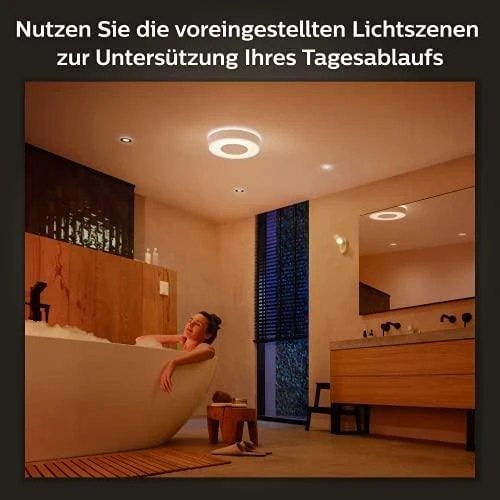 Lubinis šviestuvas Philips Hue WACA Xamento M LED lubų šviestuvas 33,5 W baltas