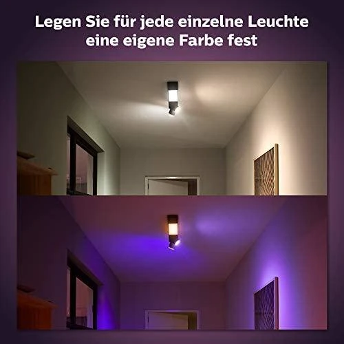 Lubinis šviestuvas Philips Hue Centris 2 taškų baltas specialios formos BT
