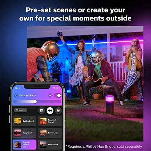 „Philips Hue“ | Šviesos juostelė | „Hue Baltas“ ir spalvų aplinka | 37,5 W | Baltas ir spalvota šviesa