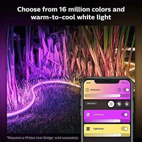 „Philips Hue“ | Šviesos juostelė | „Hue Baltas“ ir spalvų aplinka | 37,5 W | Baltas ir spalvota šviesa