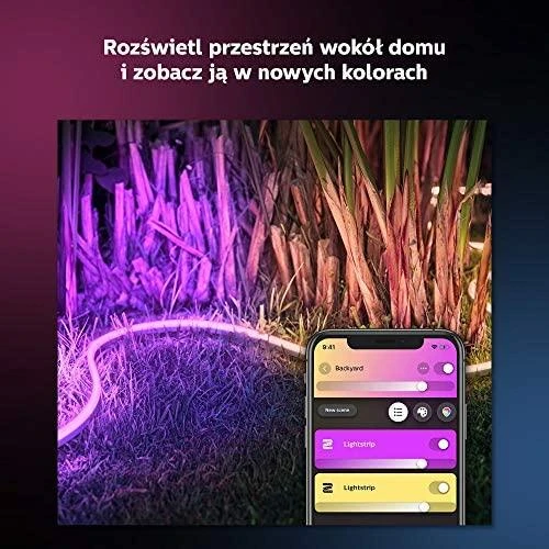 „Philips Hue“ | Šviesos juostelė | „Hue Baltas“ ir spalvų aplinka | 37,5 W | Baltas ir spalvota šviesa