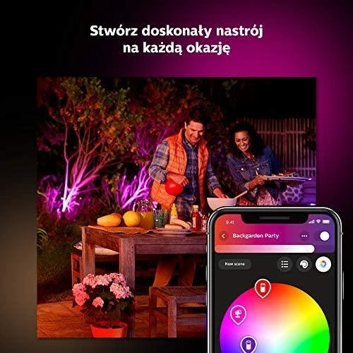 „Philips Hue“ | Šviesos juostelė | „Hue Baltas“ ir spalvų aplinka | 37,5 W | Baltas ir spalvota šviesa