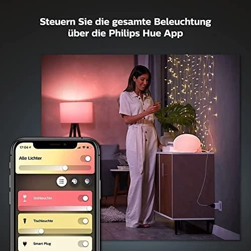 Philips Hue | Hue Smart Plug Type F | ZigBee šviesos nuoroda | Baltas