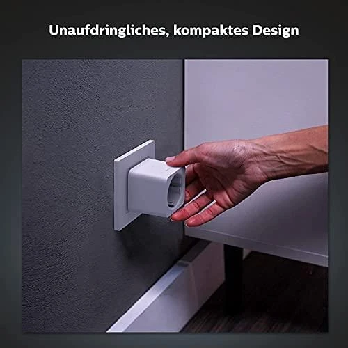 Philips Hue | Hue Smart Plug Type F | ZigBee šviesos nuoroda | Baltas