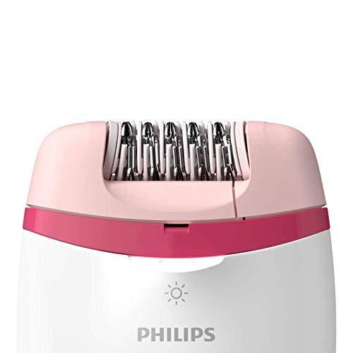 Philips Satinelle Essential Kompaktiškas laidinis epiliatorius BRE255/00