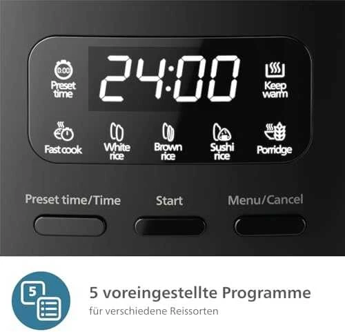 „Philips 3000“ serijos mini ryžių viryklė HD3080/80