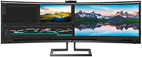 Monitorius Philips 499P9H/00 48,8" (124 cm), Juodos spalvos