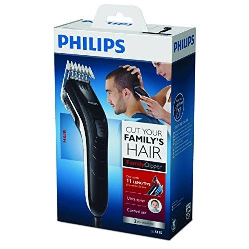 Philips šeimos plaukų kirpimo mašinėlė QC5115/15