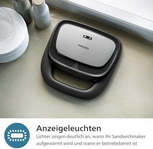 Sumuštinių keptuvė Philips 5000 Series HD2350/80, Juoda
