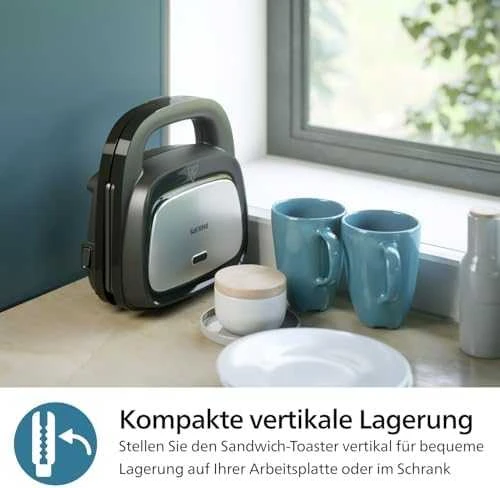 Sumuštinių keptuvė Philips 5000 Series HD2350/80, Juoda