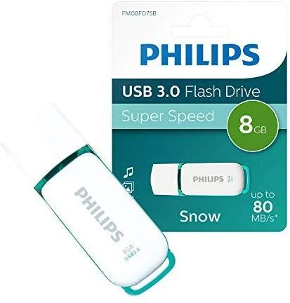 Philips USB 3.0 8GB Snow Edition Žalias
