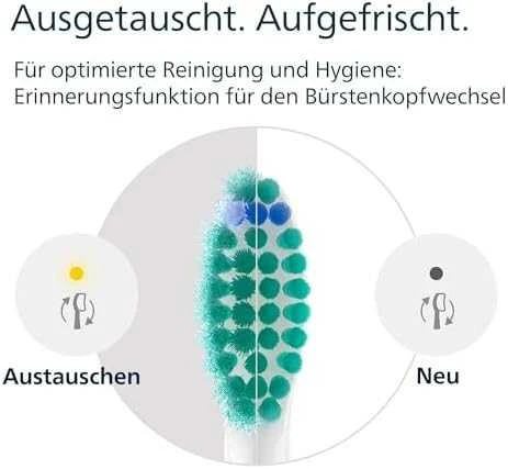 Philips Sonicare ProResults 8 dalių šepetėlių galvučių pakuotė, baltos, HX6018/87