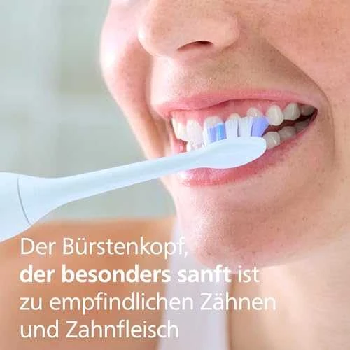 6 dalių šepetėlių galvučių pakuotė Philips Sonicare Sensitive HX6056/87, baltos spalvos