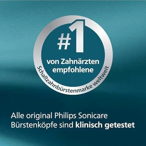 6 dalių šepetėlių galvučių pakuotė Philips Sonicare Sensitive HX6056/88, juodos spalvos