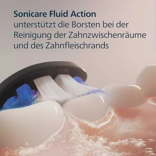 6 dalių šepetėlių galvučių pakuotė Philips Sonicare Sensitive HX6056/88, juodos spalvos