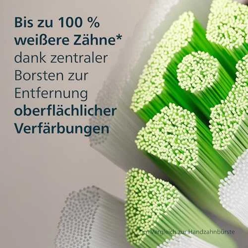 8 dalių šepetėlių galvučių pakuotė Philips Sonicare Optimal White HX6068/88, Juodos spalvos