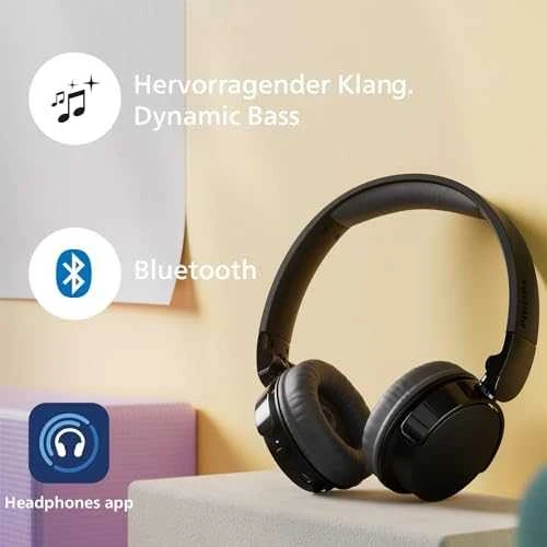 Ausinės Philips TAH3209BG/00, Gelsvos