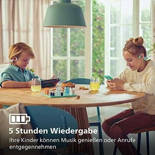 Philips Vaikiškos ausų neuždengiančios belaidės ausinės (TAK4607GR/00)