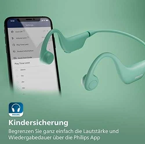 Philips Vaikiškos ausų neuždengiančios belaidės ausinės (TAK4607GY/00)
