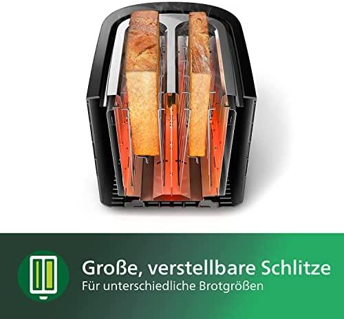 Philips Daily Collection HD2581/90 skrudintuvas 2 griežinėliai Juoda 830 W