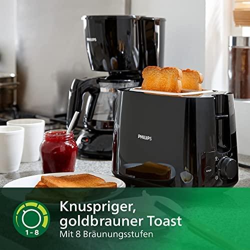 Philips Daily Collection HD2581/90 skrudintuvas 2 griežinėliai Juoda 830 W