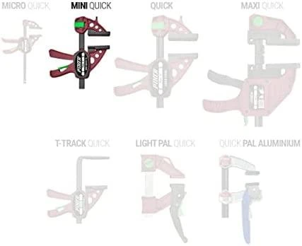 Greitos fiksacijos spaustuvas Piher Mini Quick 5,5x30cm, maks. 75kg