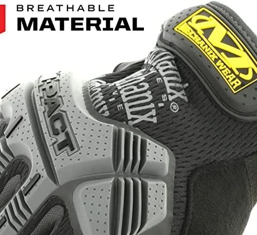 Mechanix Wear Pirštinės Mechanix M-Pact® 58 juodos M dydis. Velcro, TrekDry®, dirbtinė oda, delno, krumplių, Armortex®, pirštų apsauga, D30® apsauga nuo vibracijos