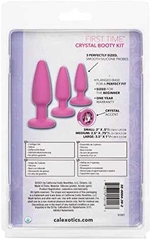 Calexotics Rožinė Crystal Booty Kit Rožinė