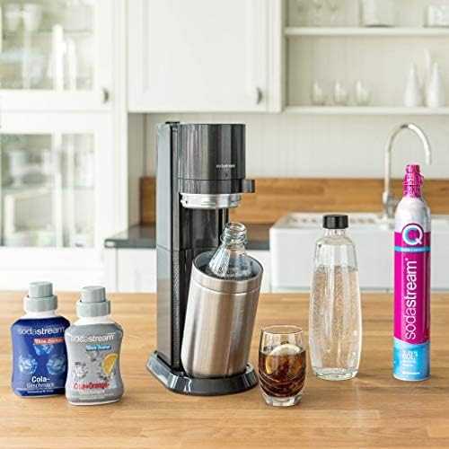 SodaStream Quick Connect CO2 angliarūgštės cilindras 60L, rožinis