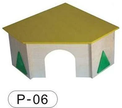 PINOKIO zuikio namelis plokščiu stogu, mažas