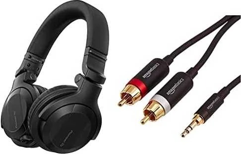 Belaidės ausinės Pioneer DJ  HDJ-CUE1BT, Juodos spalvos