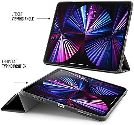 Pipetto Pipetto Origami No1 originalus TPU planšetinio kompiuterio dėklas – apsauginis dangtelis, skirtas iPad Pro 11 "1/2 / 3G (tamsiai pilka)