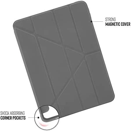 Pipetto Pipetto Origami No1 originalus TPU planšetinio kompiuterio dėklas – apsauginis dangtelis, skirtas iPad Pro 11 "1/2 / 3G (tamsiai pilka)
