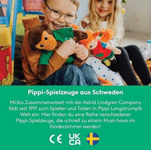 MICKI PIPPI Raktų pakabutis lėlytė