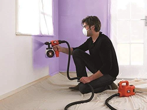 Black & Decker Juodas & Decker Dažų purkštuvas Juodas & Decker HVLP400-QS